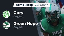 Recap: Cary  vs. Green Hope  2017