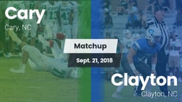 Matchup: Cary vs. Clayton  2018