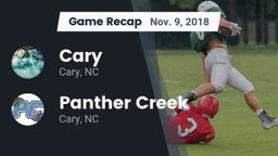 Recap: Cary  vs. Panther Creek  2018