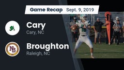 Recap: Cary  vs. Broughton  2019