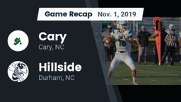 Recap: Cary  vs. Hillside  2019