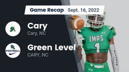 Recap: Cary  vs. Green Level  2022