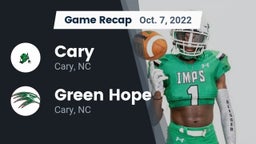 Recap: Cary  vs. Green Hope  2022