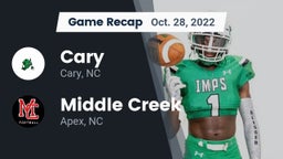 Recap: Cary  vs. Middle Creek  2022
