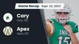 Recap: Cary  vs. Apex  2023