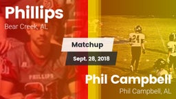 Matchup: Phillips vs. Phil Campbell  2018