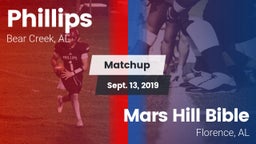Matchup: Phillips vs. Mars Hill Bible  2019