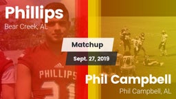 Matchup: Phillips vs. Phil Campbell  2019
