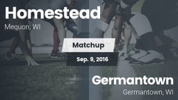Matchup: Homestead vs. Germantown  2016