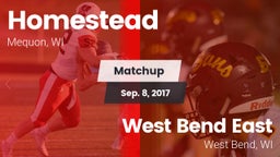 Matchup: Homestead vs. West Bend East  2017