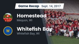 Recap: Homestead  vs. Whitefish Bay  2017