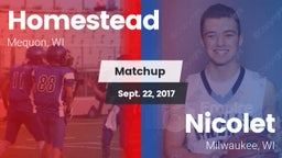 Matchup: Homestead vs. Nicolet  2017