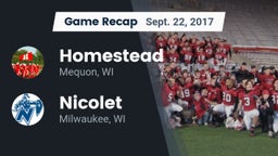 Recap: Homestead  vs. Nicolet  2017