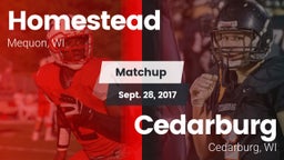 Matchup: Homestead vs. Cedarburg  2017