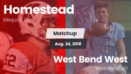 Matchup: Homestead vs. West Bend West  2018
