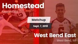 Matchup: Homestead vs. West Bend East  2018
