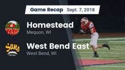 Recap: Homestead  vs. West Bend East  2018