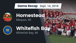 Recap: Homestead  vs. Whitefish Bay  2018