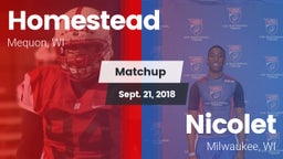Matchup: Homestead vs. Nicolet  2018