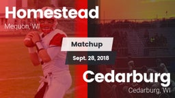 Matchup: Homestead vs. Cedarburg  2018