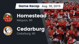 Recap: Homestead  vs. Cedarburg  2019