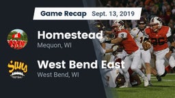 Recap: Homestead  vs. West Bend East  2019