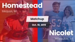 Matchup: Homestead vs. Nicolet  2019