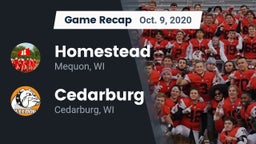 Recap: Homestead  vs. Cedarburg  2020