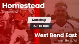 Matchup: Homestead vs. West Bend East  2020