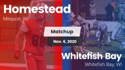 Matchup: Homestead vs. Whitefish Bay  2020