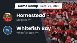 Recap: Homestead  vs. Whitefish Bay  2023