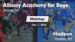 Matchup: Albany Academy for B vs. Hudson  2016