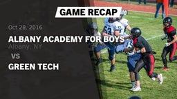 Recap: Albany Academy for Boys  vs. Green Tech 2016