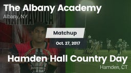 Matchup: The Albany Academy vs. Hamden Hall Country Day  2017