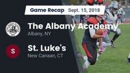 Recap: The Albany Academy vs. St. Luke's  2018