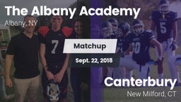 Matchup: The Albany Academy vs. Canterbury  2018