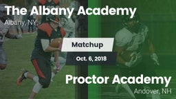 Matchup: The Albany Academy vs. Proctor Academy  2018