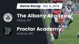 Recap: The Albany Academy vs. Proctor Academy  2018