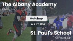 Matchup: The Albany Academy vs. St. Paul's School 2018