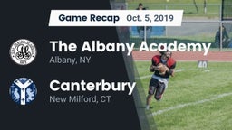 Recap: The Albany Academy vs. Canterbury  2019