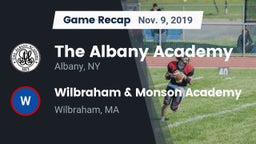 Recap: The Albany Academy vs. Wilbraham & Monson Academy  2019