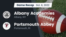 Recap: Albany Academies vs. Portsmouth Abbey  2022