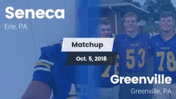 Matchup: Seneca vs. Greenville  2018