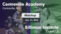 Matchup: Centreville Academy vs. Silliman Institute  2016
