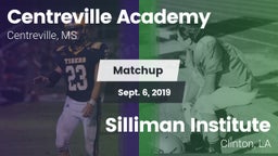 Matchup: Centreville Academy vs. Silliman Institute  2019