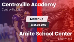 Matchup: Centreville Academy vs. Amite School Center 2019