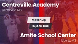 Matchup: Centreville Academy vs. Amite School Center 2020