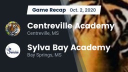 Recap: Centreville Academy  vs. Sylva Bay Academy  2020