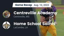 Recap: Centreville Academy  vs. Home School Saints 2022
