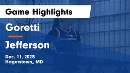Goretti  vs Jefferson  Game Highlights - Dec. 11, 2023